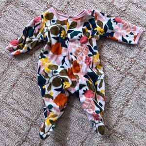 Magnetic Me Colorful Floral Baby Footie